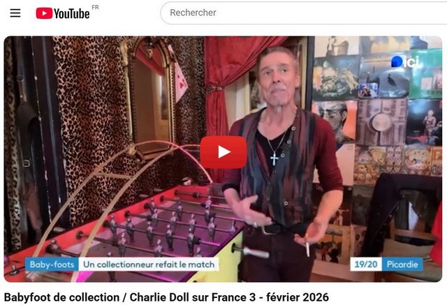 Babyfoot de collection sur FR3